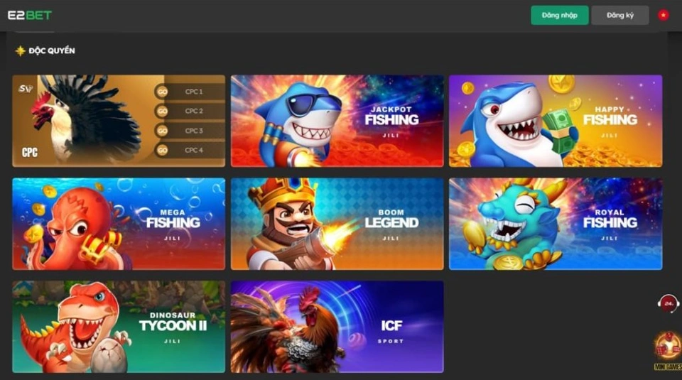 Các sản phẩm nổi bật tại E2BET